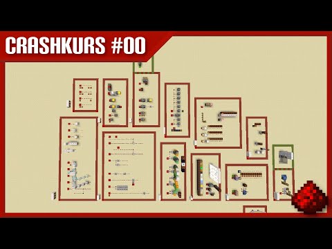 Redstone Crashkurs #00: Alle Redstonekomponenten erklärt!