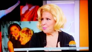 Bette Midler on Today Show