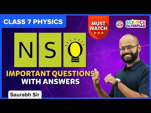 National Science Olympiad Class 7 | Important Physics Questions with Answers