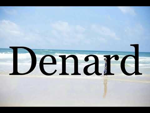 How To Pronounce Denard🌈🌈🌈🌈🌈🌈Pronunciation Of Denard