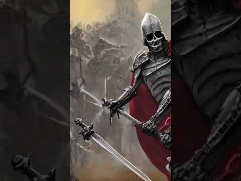 necromancer's army of skeletons fantasy