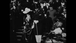 Film de famille Greffulhe : mariage d'Armand de Guiche et Élaine Greffulhe (1904)