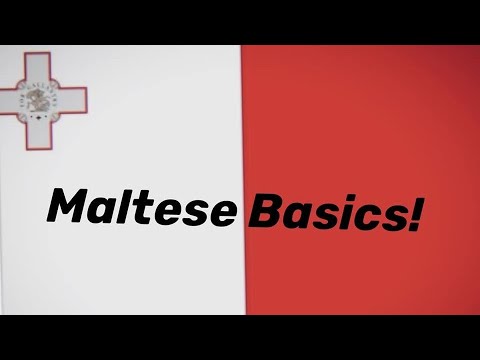 Maltese: The Language of Malta! (A Brief Basic Phrasebook)