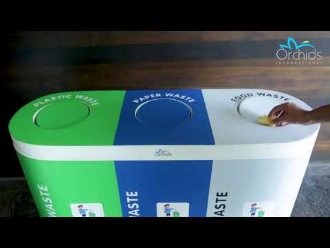 Frp Color Coded Trio Dustbin