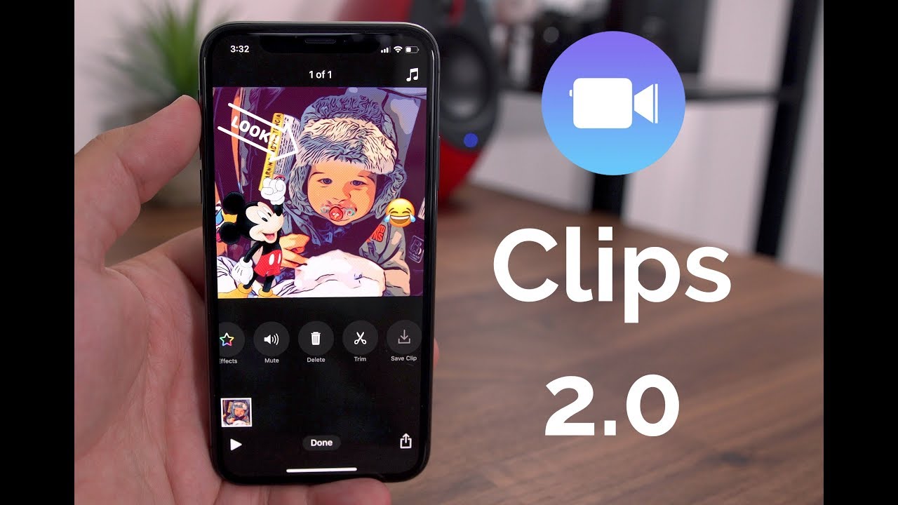 Hands-On With Apple's Updated Clips App on iPhone X ...
