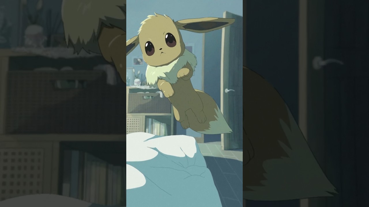 No more sleeping—Eevee is ready to start the day! 😄 #Eevee #PokemonSleep #Pokemon