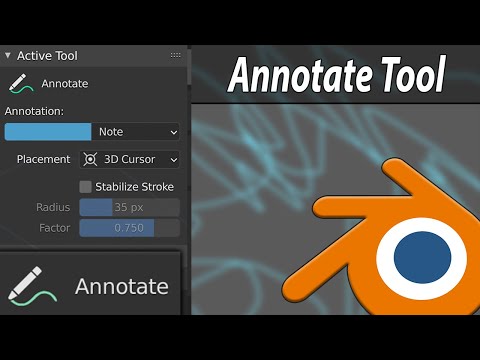 Annotate Tool in Blender!