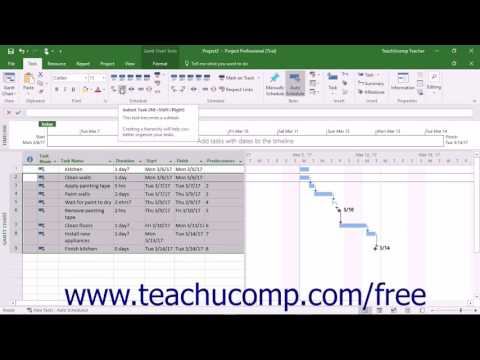 Project 2016 Tutorial Using Phases & Summary Tasks Microsoft Training