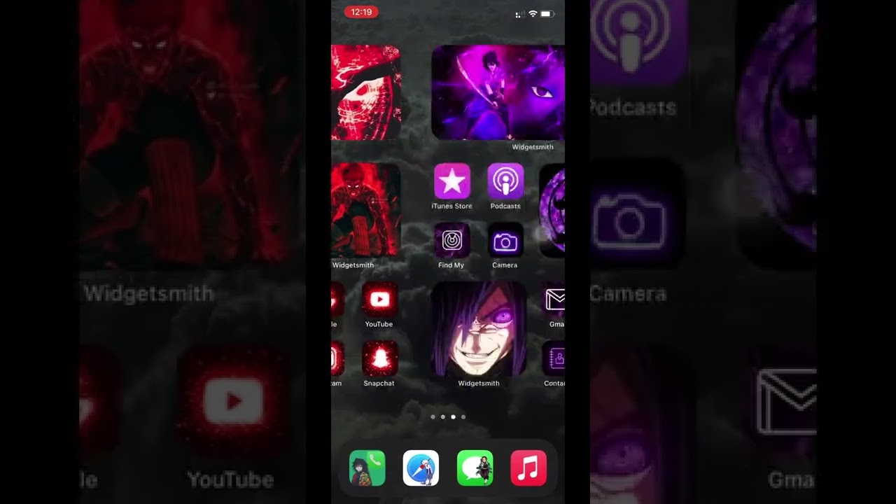 My iPhone theme Naruto shippuden