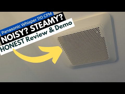 HONEST Review & Demo of the Panasonic Whisper Fan (Function & Sound)
