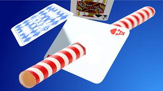 🤯 Impossible Straw Thru Card TRICK! (Easy Magic Tutorial for Beginners)