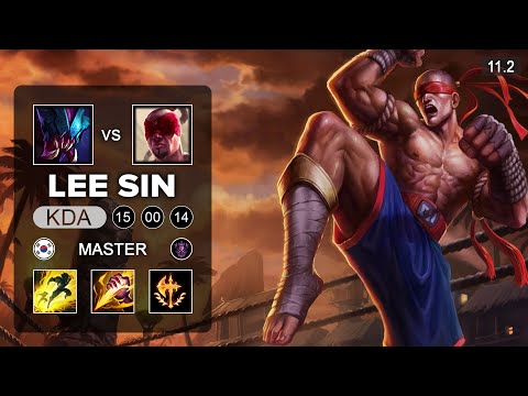 Lee Sin Jungle vs Reksai - KR Master Patch 11.2