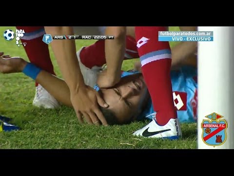 Gol de Carrera. Arsenal 2 Racing 1. Fecha 4. Torneo Final 2014. Fútbol Para Todos