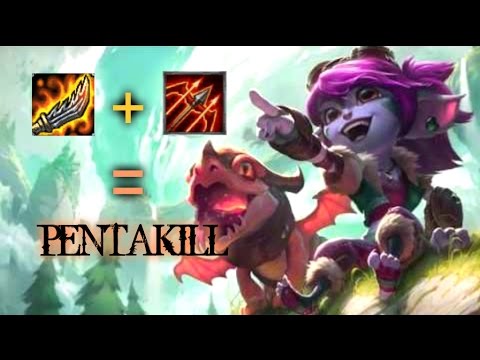 HOW TO PENTAKILL? TRISTANA RAGEBLADE!  #Recognize