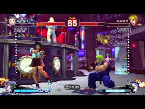 Playerjun52 [Ken] vs Juso [Sakura] SSF4 Japanese Online Ranked Matches - Xbox Live