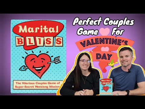 Marital Bliss - Review with a Gamer & Non-Gamer! #boardgames #boardgamereview