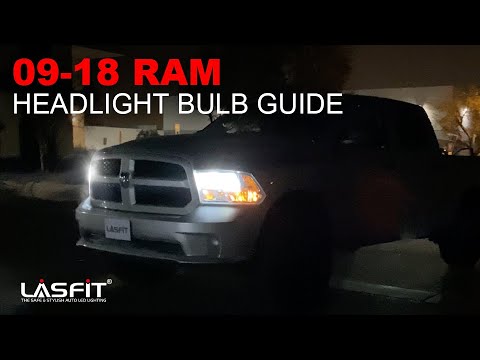Dodge Ram 1500 LED Headlight Fog Light Bulb Size Guide [Projector & Reflector]
