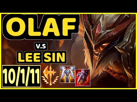 DJOKO (OLAF) vs LEE SIN - 10/1/11 KDA JUNGLE CHALLENGER GAMEPLAY - EUW