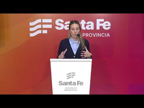 Conferencia de prensa de la vocera Virginia Coudannes en Casa de Gobierno