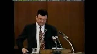 Predsjednik HSP 1861-Dobroslav Paraga u Hrvatskom saboru 7.7.1993