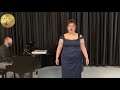 Mariela Palencia sings "Lied der Mignon" by Franz Schubert