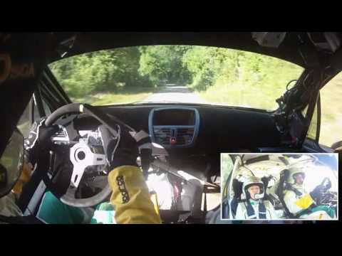 Cameracar Moscato Rally 2016 Arione-Cestari 207 S2000 4°assoluti 1°classe - PS9