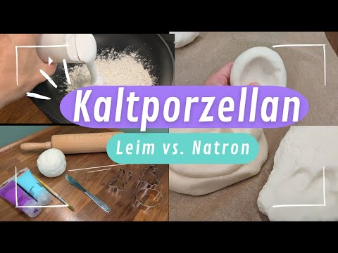 Kaltporzellan basteln mit Kindern: Natron vs. Holzleim | Welches Rezept ist besser?