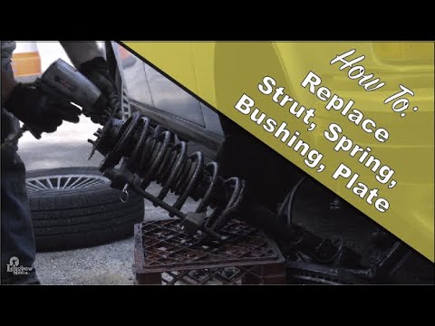 How to Replace the Front Struts, Springs, Tower Bushings and Plates on a Volvo 240