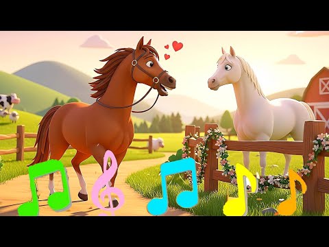 El Caballo Enamorado De La Yegua Blanca-Canciones Kids Fantasía