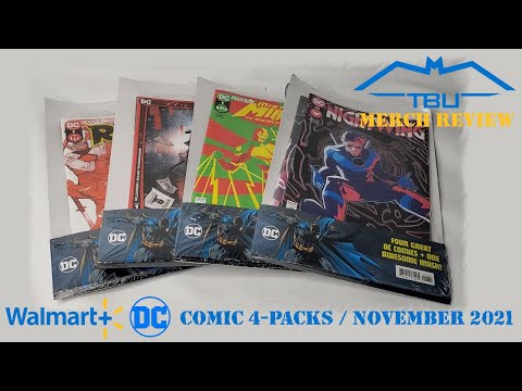 TBU Merch Review: Walmart DC Comics Packs November 2021