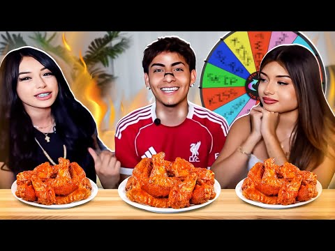 * FREAKY * Spin The Wheel Hot Wing Challenge