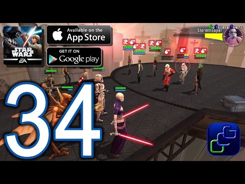 STAR WARS Galaxy of Heroes Android iOS Walkthrough - Part 34 - Squad Cantina Battles 3