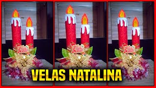 como fazer velas de natal Decorao de natal 2021