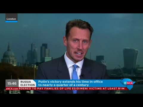 eNCA's London correspondent, Olly Barratt on Putin's re election