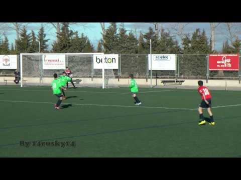 Fútbol 11 Infantiles C.D. Corellano - C.D. Lourdes B día 08/01/12 clip 3/5