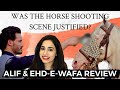 WAS SHOOTING THE HORSE JUSTIFIED ALIF EHD E WAFA REVIEWS Orange Wall TV