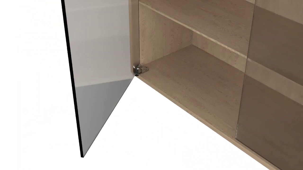 Zawias osiowy  HODOR  do płyty/szkła od 8 do 12mm