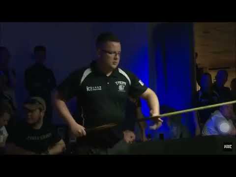 Jordan Shepherd with one of the best shots in Billiards sports history (@BRADELY🎱)