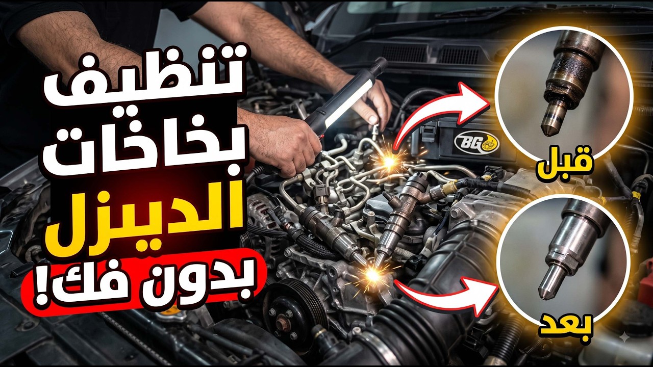 هل تنظيف بخاخات الديزل مفيد .؟