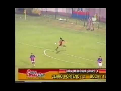 Copa Mercosur 2001- Cerro Porteño 2-1 Boca Juniors goles G. Alvarenga y V. Ferreira. #fútbol #Cerro