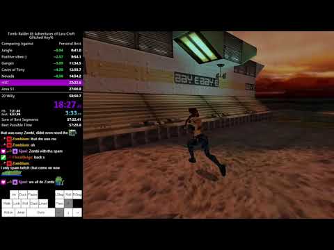 Tomb Raider III Adventures of Lara Croft Any% Speedrun RTA 58:05