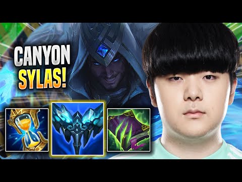 CANYON IS SO CLEAN WITH SYLAS! - DK Canyon Plays Sylas TOP vs Shen! | Season 2022
