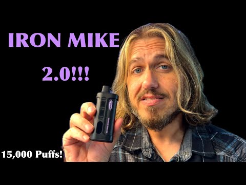 Tyson 2.0 IRON MIKE 15,000 15k Puff Vape Watermelon Bubble Gum Unboxing and Review!