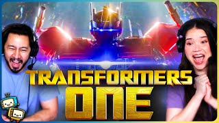 TRANSFORMERS ONE Official Trailer REACTION | Chris Hemsworth, Brian Tyree Henry, Scarlett Johansson