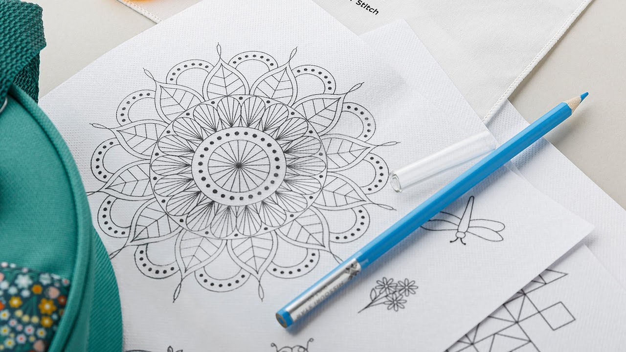 Embroidery 101:  Embroidery Designs and Design Transfer