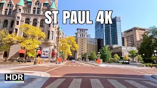 4K Driving Tour St. Paul, Minnesota