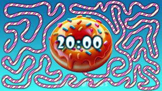 20 Minute Cartoon Donut 🍩 Timer Bomb 💣