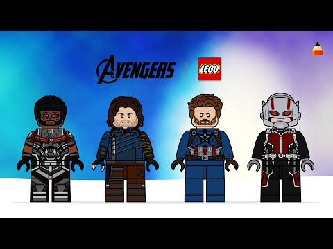 Drawing Lego Avengers Infinity War | Marvel LEGO Superheroes | #LEGO