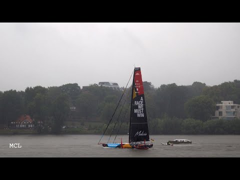 Boris Herrmann / "Malizia seaexplorer" goodbye Hamburg 08.09.2022