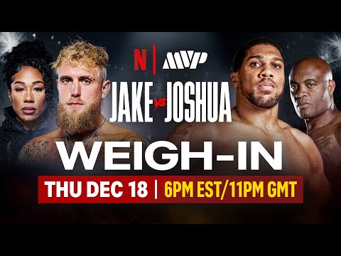 Jake Paul vs. Anthony Joshua: Vidéo de la pesée du combat et ultime face à face - Boxemag